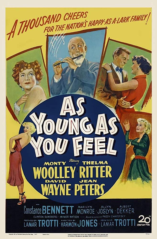 As Young As You Feel (1951) - Monty Woolley  DVD
