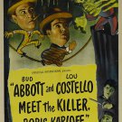 Abbott And Costello Meet The Killer, Boris Karloff (1949)  DVD