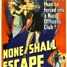 None Shall Escape (1944) - Marsha Hunt  DVD