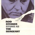 The Sergeant (1968) - Rod Steiger  DVD