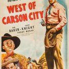 West Of Carson City (1940) - Johnny Mack Brown  DVD