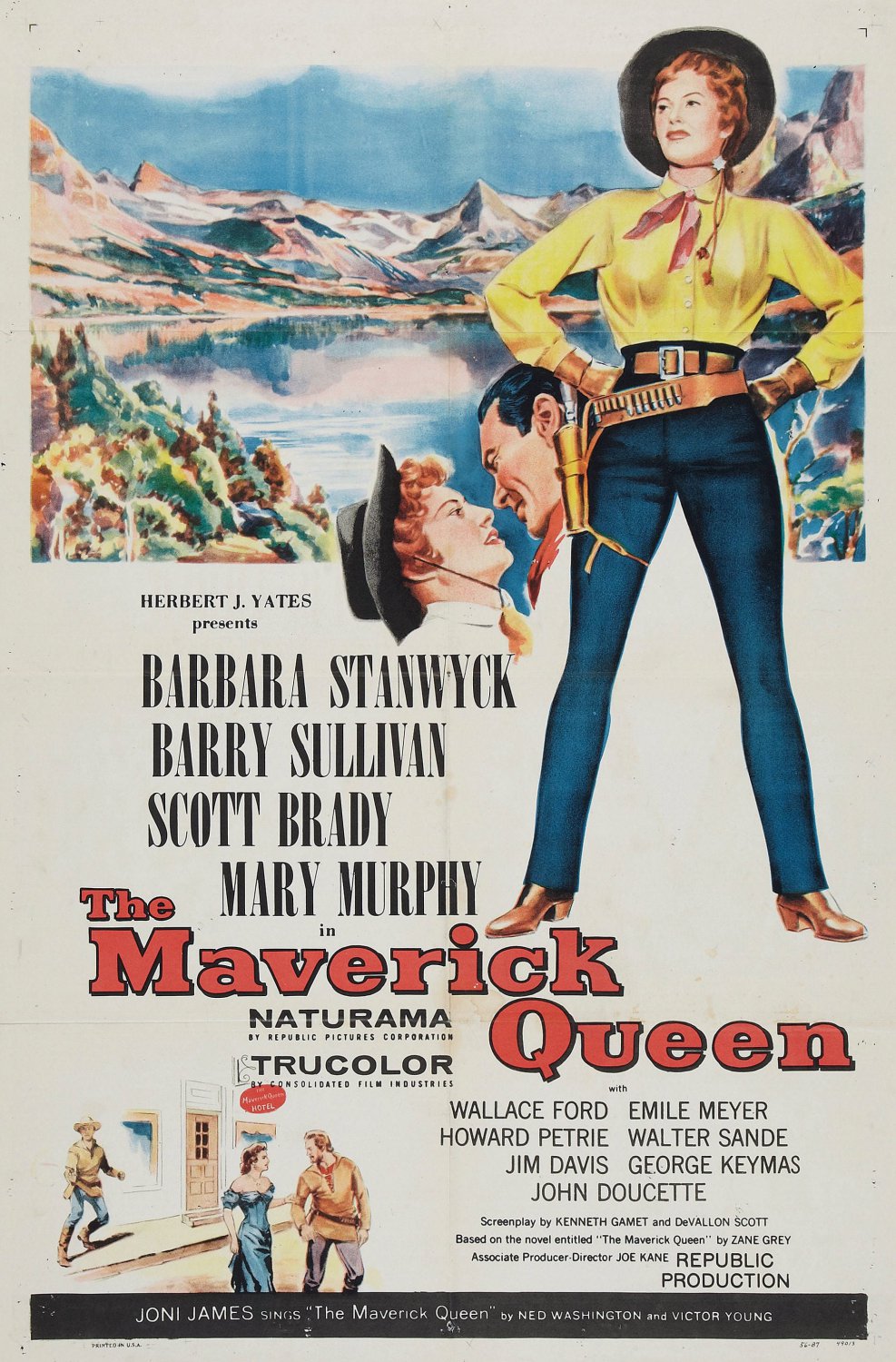 The Maverick Queen (1956) - Barbara Stanwyck DVD