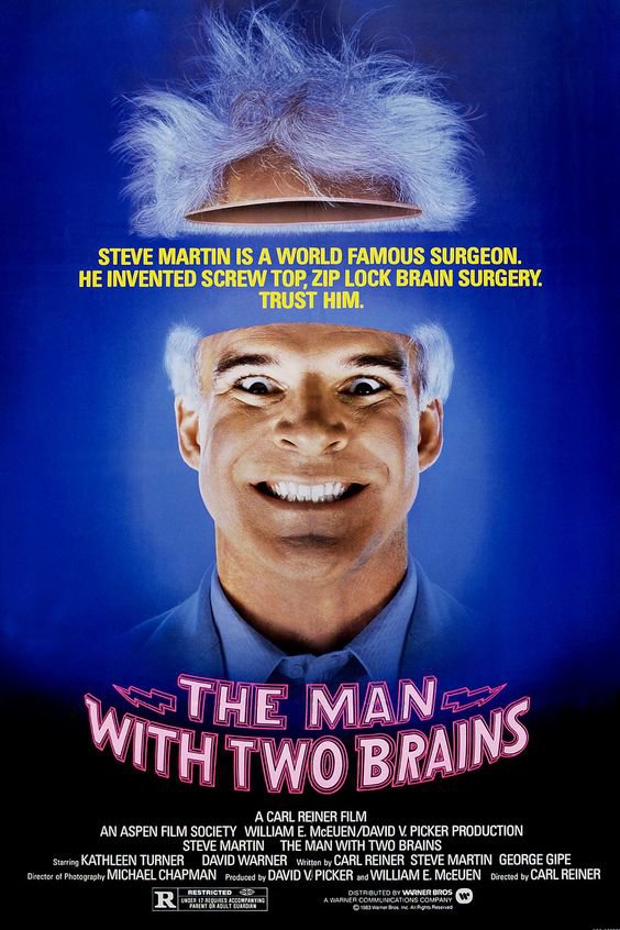 The Man With Two Brains (1983) - Steve Martin  DVD