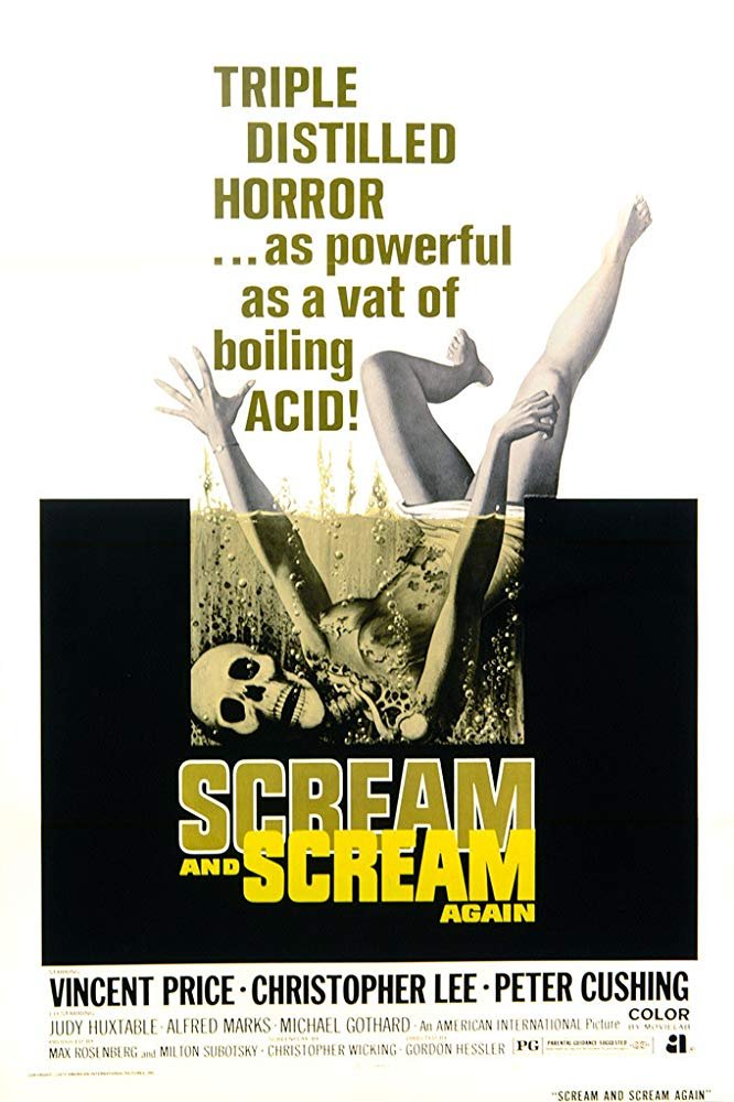 Scream And Scream Again (1970) - Christopher Lee DVD