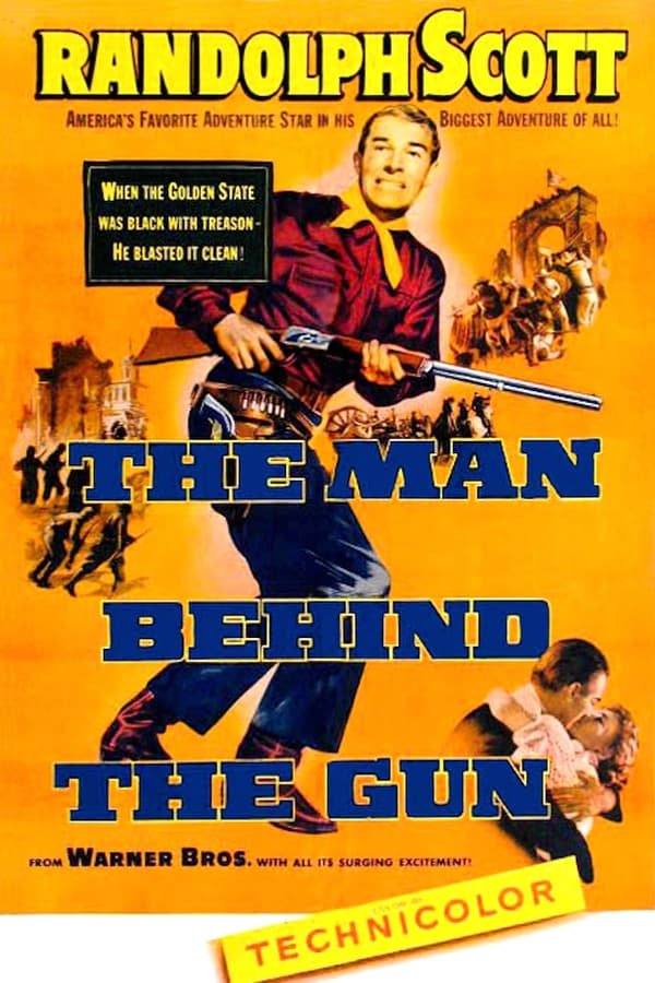 The Man Behind The Gun (1953) - Randolph Scott DVD