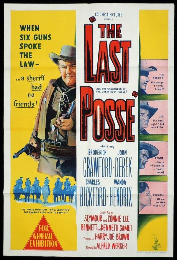 The Last Posse (1953) - John Derek DVD