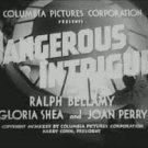 Dangerous Intrigue (1936) - Ralph Bellamy  DVD