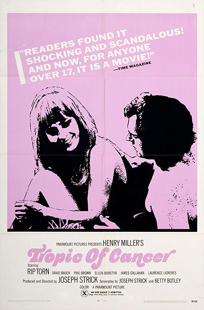 Tropic Of Cancer (1970) - Rip Torn  DVD