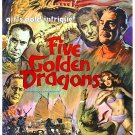 Five Golden Dragons (1967) - Robert Cummings  DVD