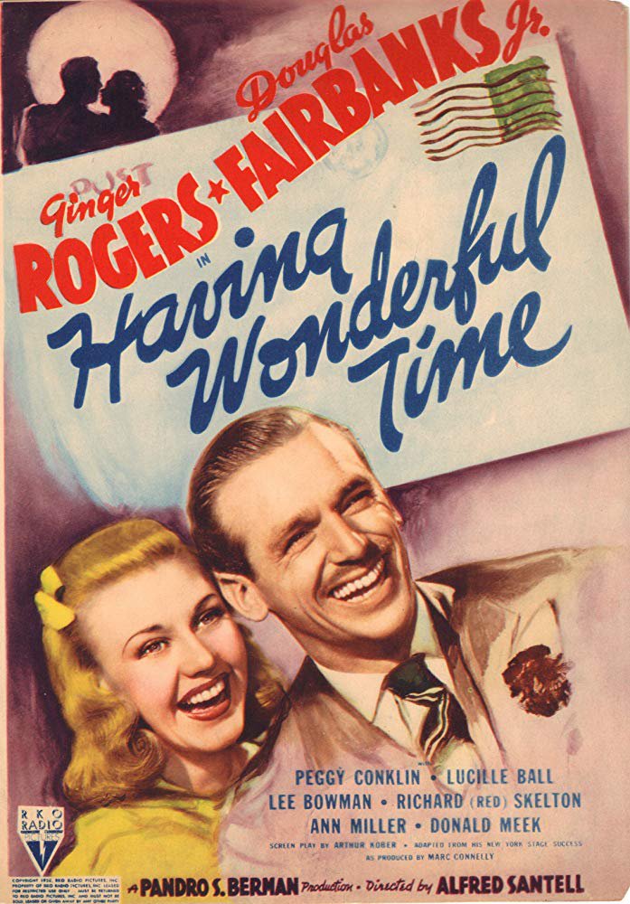 Having Wonderful Time (1938) - Ginger Rogers DVD