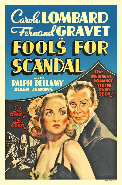 Fools For Scandal (1938) - Carole Lombard DVD