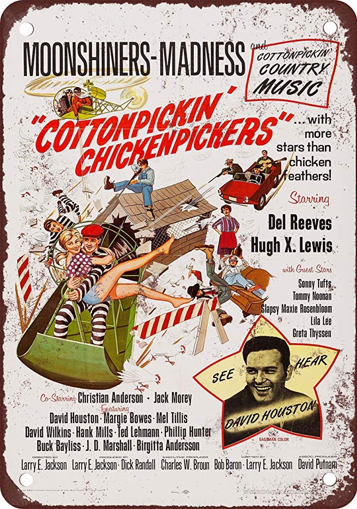 Cottonpickin&Acirc;&acute; Chickenpickers (1967) - Del Reeves  DVD