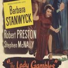 The Lady Gambles (1949) - Barbara Stanwyck  DVD