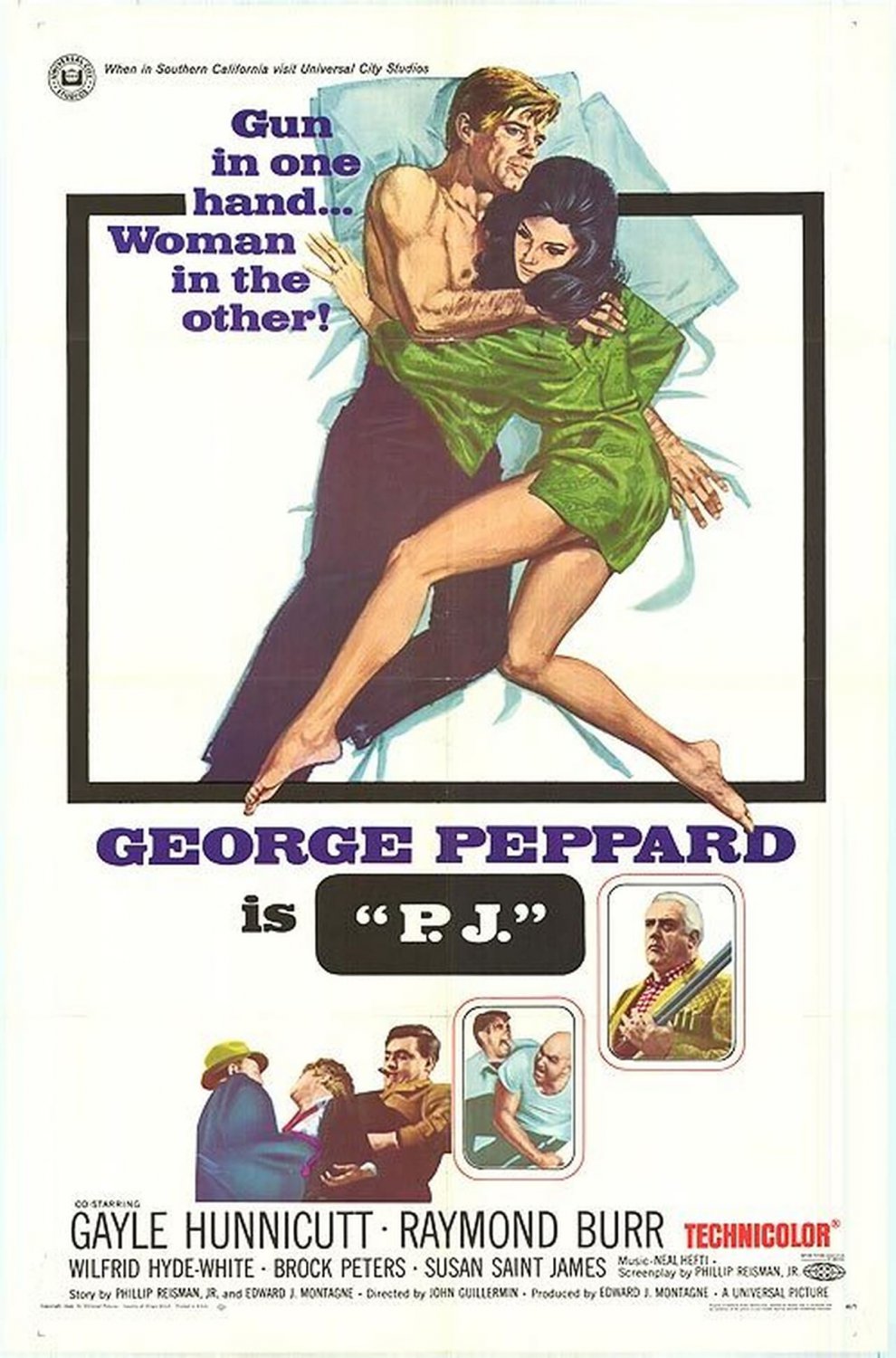 P.J. (1968) - George Peppard DVD