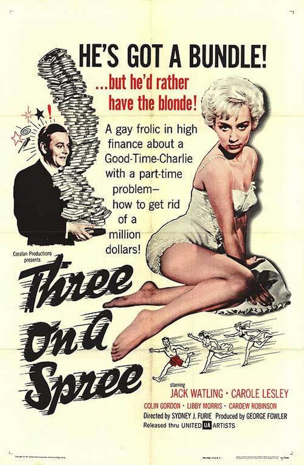 Three On A Spree (1961) - Jack Watling  DVD