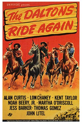 The Daltons Ride Again (1945) - Alan Curtis DVD