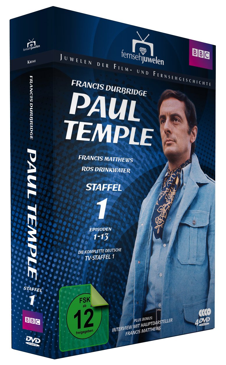 Francis Durbridge - Paul Temple : Complete Season 1 - Francis Matthews (4 DVD Box Set)
