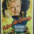 Follow Me Quietly (1949) - William Lundigan  DVD