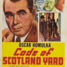 Code of Scotland Yard (1947) - Oskar Homolka  DVD