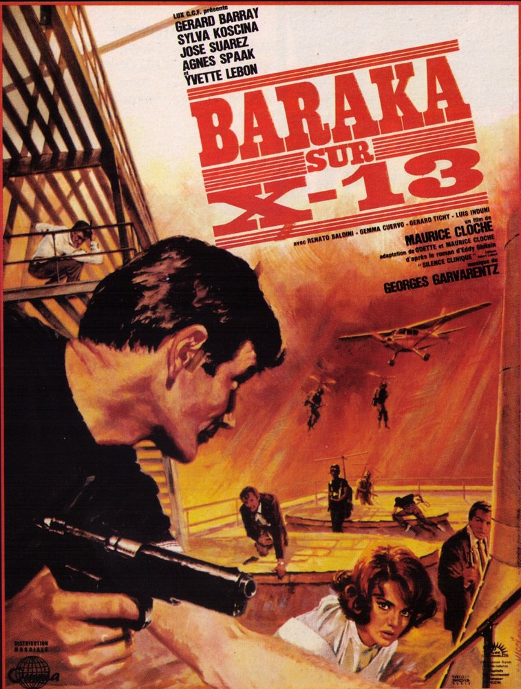Agent X-77 Orders to Kill (1966) - G&Atilde;&copy;rard Barray  DVD