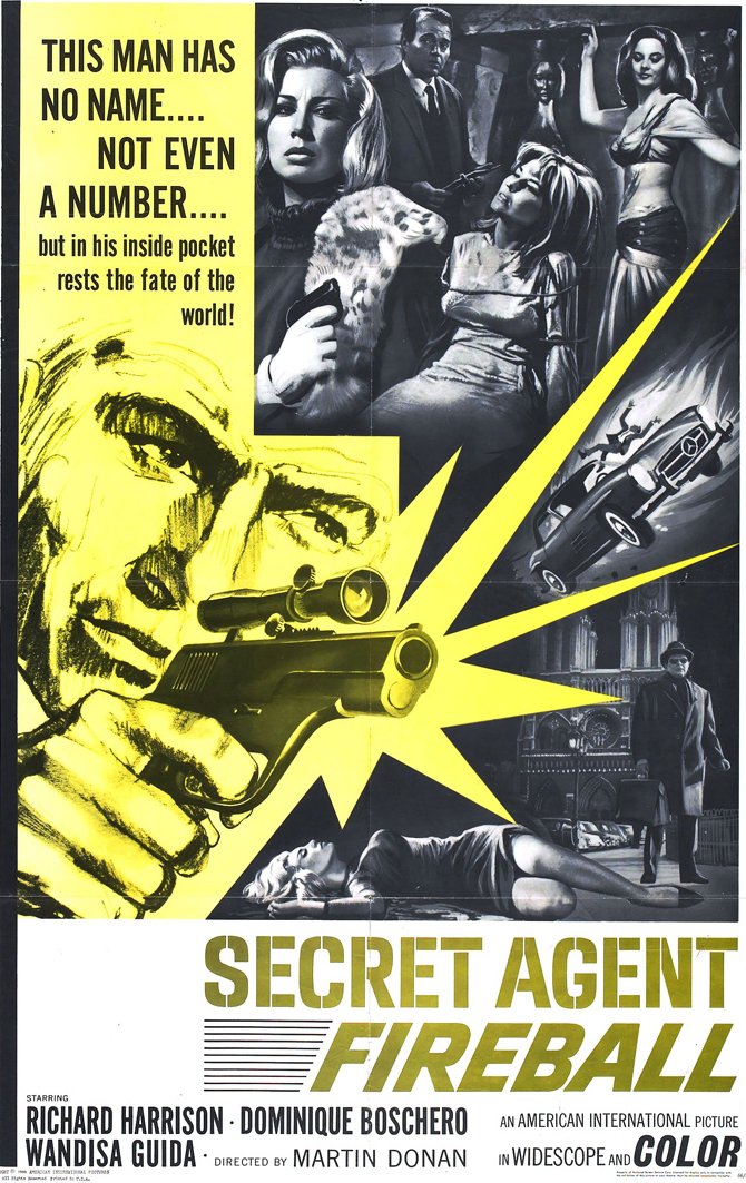 Secret Agent Fireball (1965) - Richard Harrison  DVD