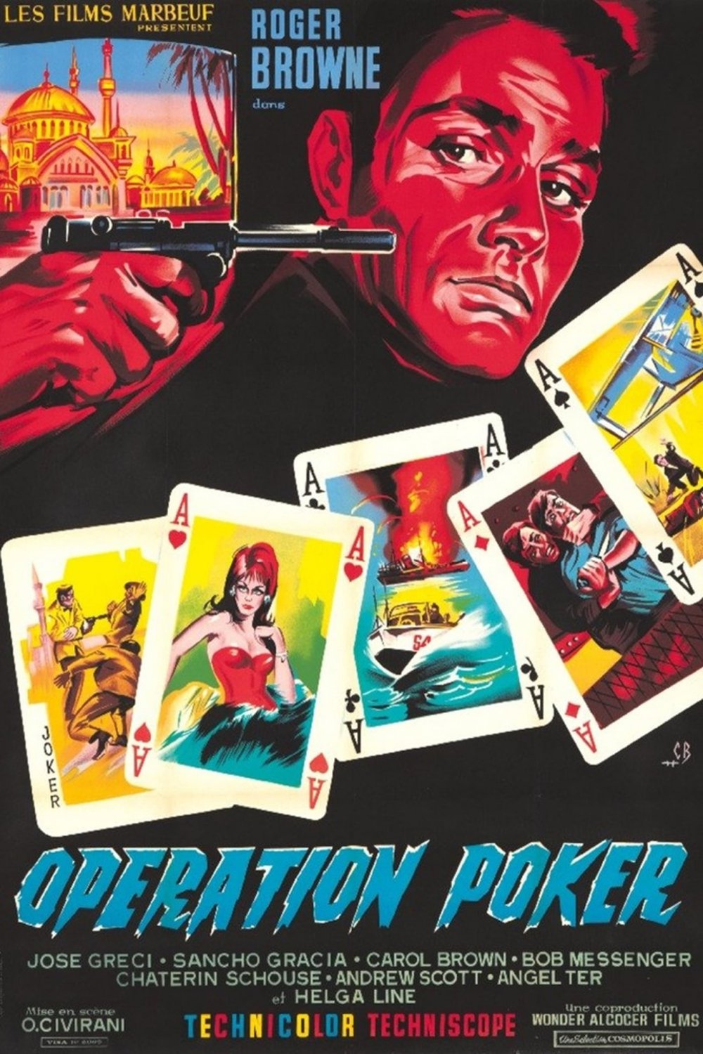 Operation Poker (1965) - Roger Browne  DVD
