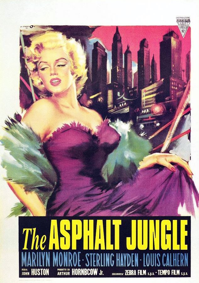 Asphalt Jungle (1950) - Marilyn Monroe  Colorized Version  DVD
