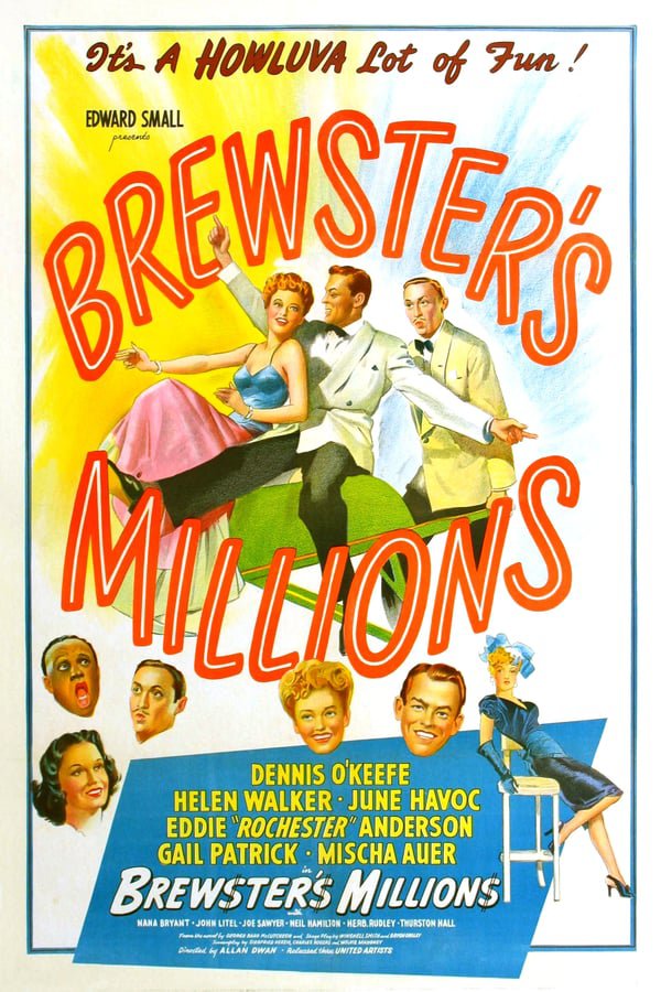 Brewster&Acirc;&acute;s Millions (1945) - Dennis O&Acirc;&acute;Keefe  Colorized Version  DVD