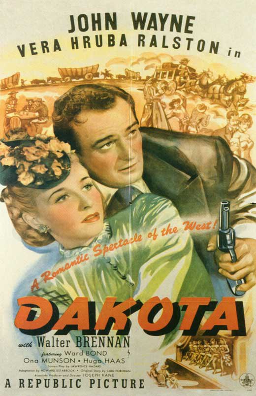 Dakota (1945) - John Wayne  Colorized Version  DVD