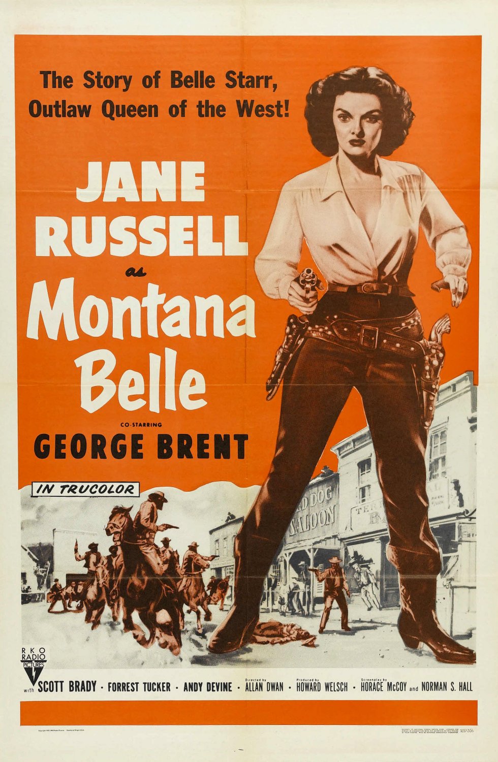 Montana Belle (1952) - Jane Russell  DVD