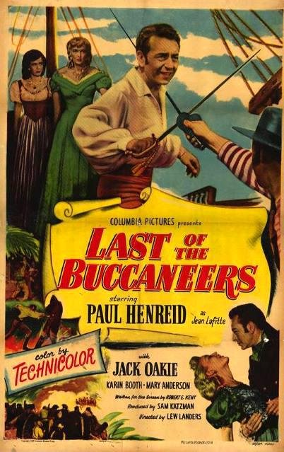 Last Of The Buccaneers (1950) - Paul Henreid  DVD