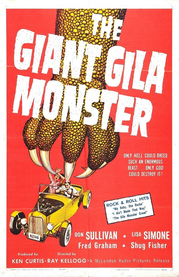 The Giant Gila Monster (1959) - Don Sullivan  Colorized Version  DVD
