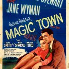 Magic Town (1947) - James Stewart  Colorized Version  DVD
