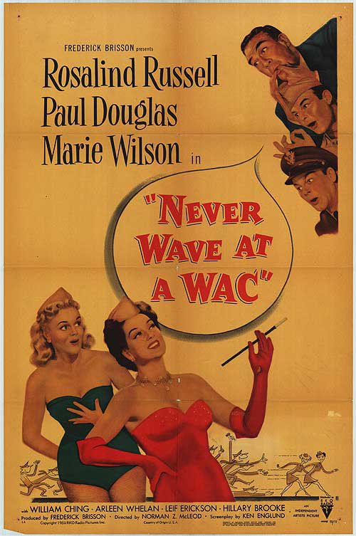 Never Wave At A WAC (1953) - Rosalind Russell  Colorized Version  DVD