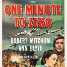 One Minute To Zero (1952) - Robert Mitchum  Colorized Version  DVD