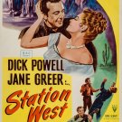 Station West (1948) - Dick Powell  Colorized Version  DVD