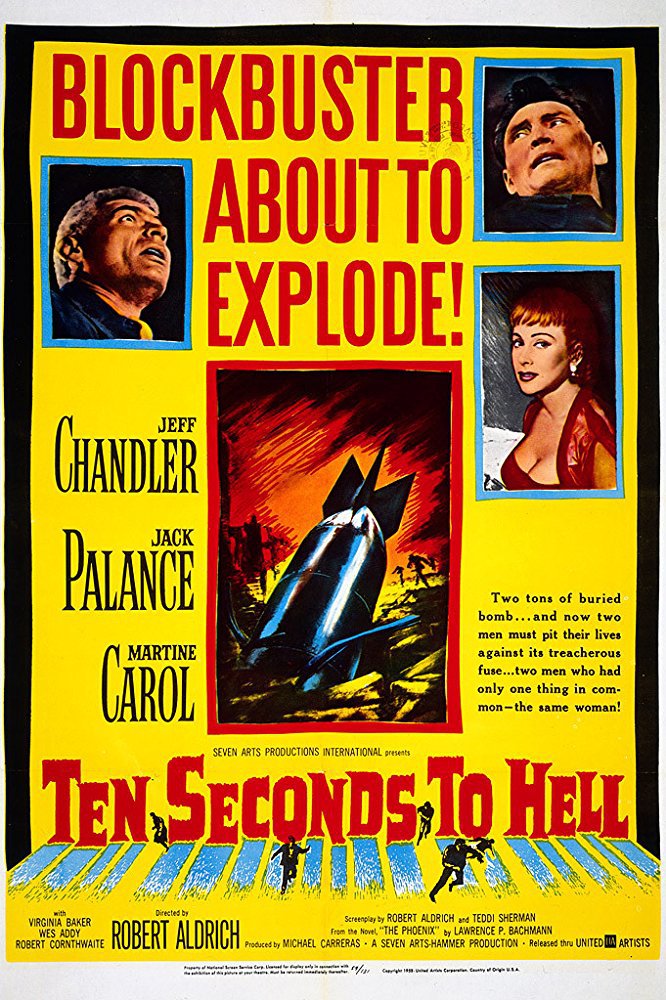 Ten Seconds To Hell (1959) - Jeff Chandler  Colorized Version  DVD