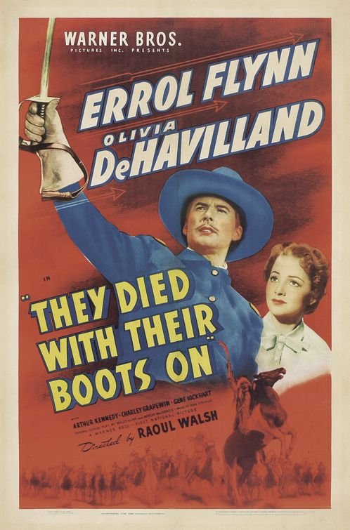 They Died With Their Boots On (1941) - Errol Flynn  Colorized Version  DVD