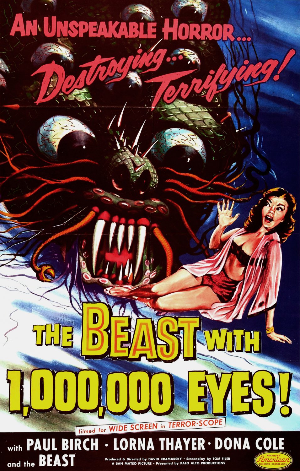 The Beast with a Million Eyes (1955) - Paul Birch  DVD