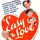 Easy To Love (1934) - Adolphe Menjou  DVD
