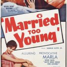 Married Too Young (1962) - Anthony Dexter  DVD