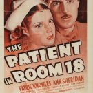 The Patient In Room 18 (1938) - Patric Knowles  Colorized Version  DVD