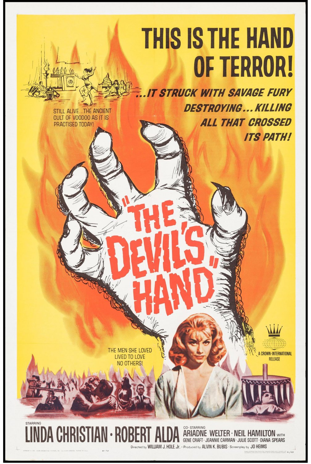 The Devil&Acirc;&acute;s Hand (1961) - Linda Christian  Colorized Version  DVD
