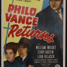 Philo Vance Returns (1947) - William Wright  Colorized Version DVD