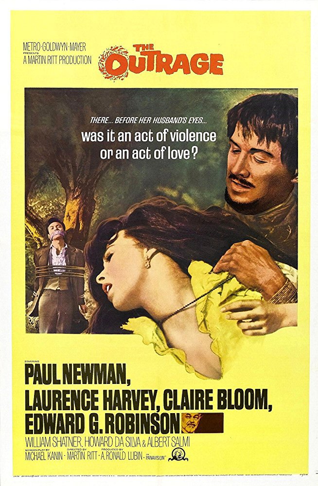 The Outrage (1964) - Paul Newman  Colorized Version  DVD
