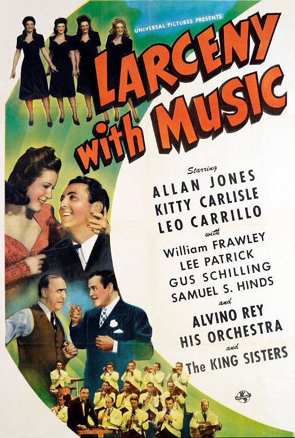 Larceny with Music (1943) - Allan Jones  DVD