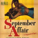 September Affair (1950) - Joan Fontaine  DVD