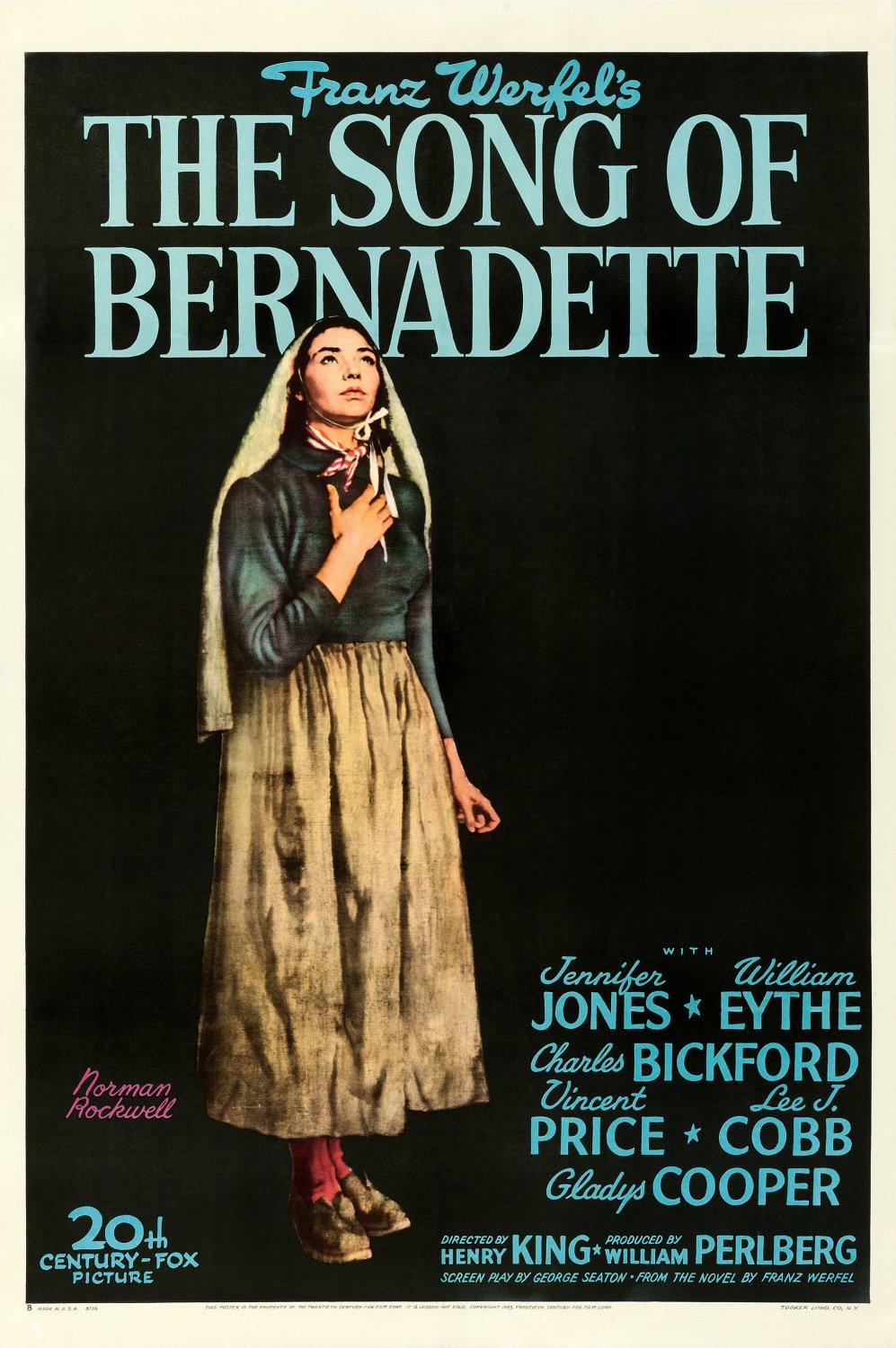The Song Of Bernadette (1943) - Jennifer Jones  DVD  Colorized Version