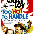 Too Hot To Handle (1938) - Clark Gable  DVD  Colorized Version