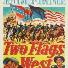 Two Flags West (1950) - Joseph Cotten  DVD  Colorized Version